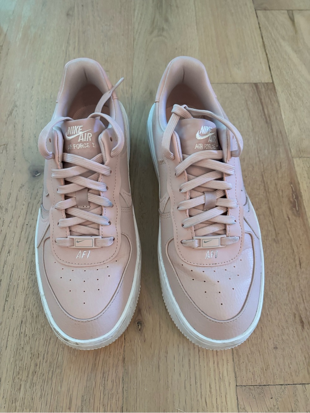Nike Women's Air Force 1 Low Top Sneakers - Light Pink
